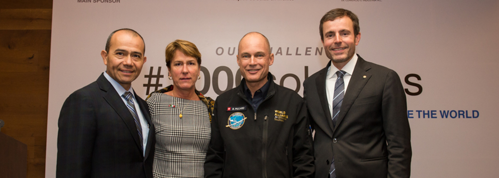 Conference on Sustainability with Swiss Pilot, Bertrand Piccard