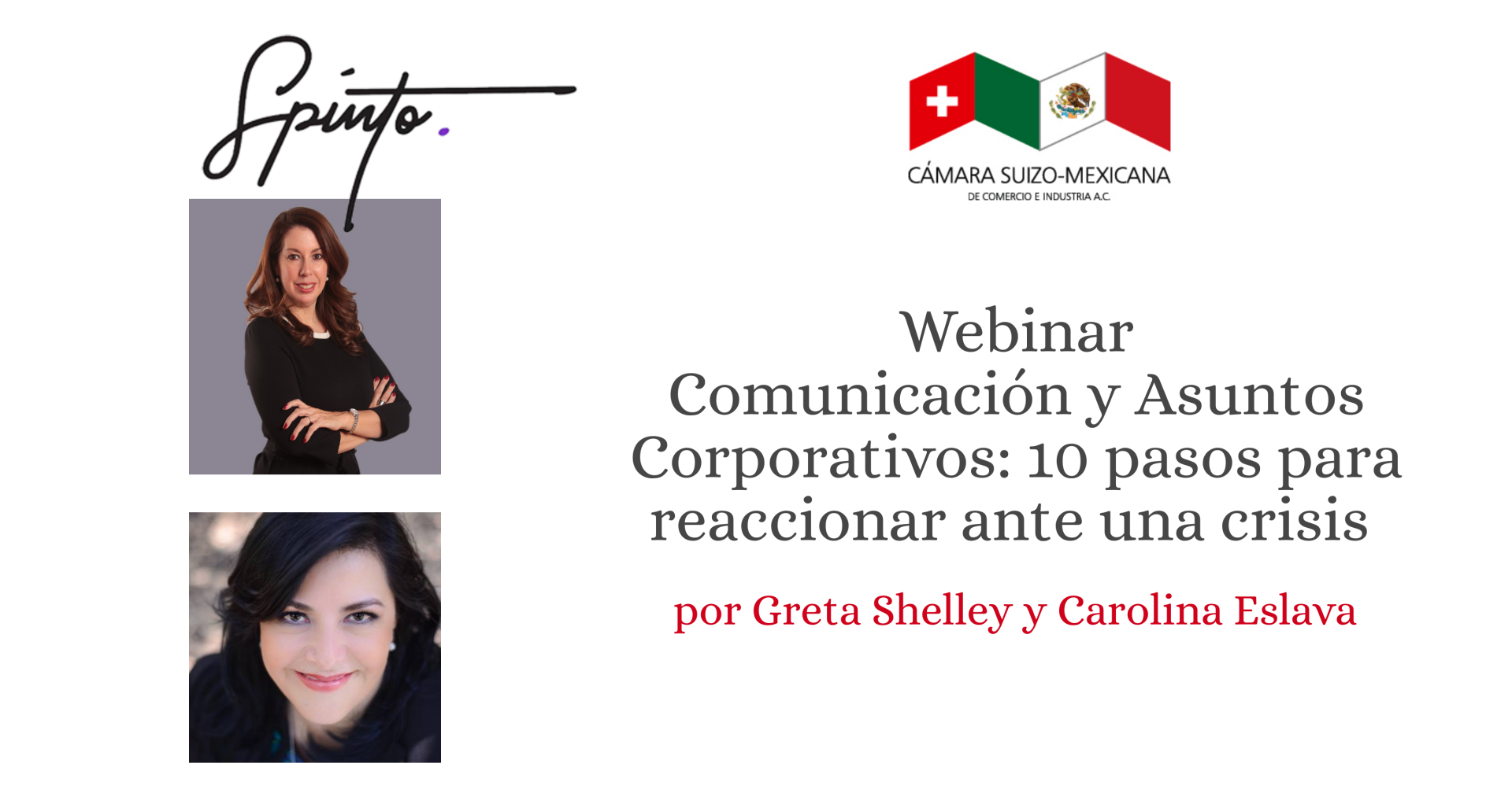 Webinar Communication and Corporate Affairs: 10 steps to react to a crisis