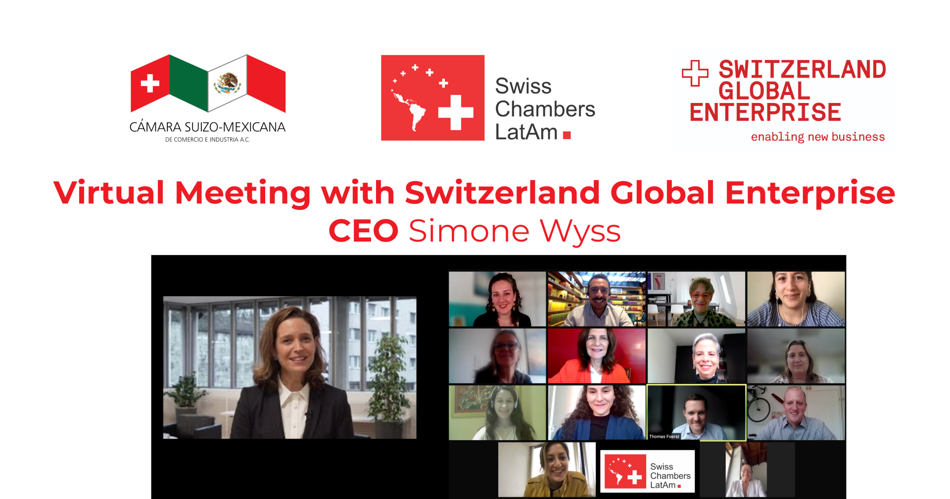 Meeting with CEO of Switzerland Global Enterprise