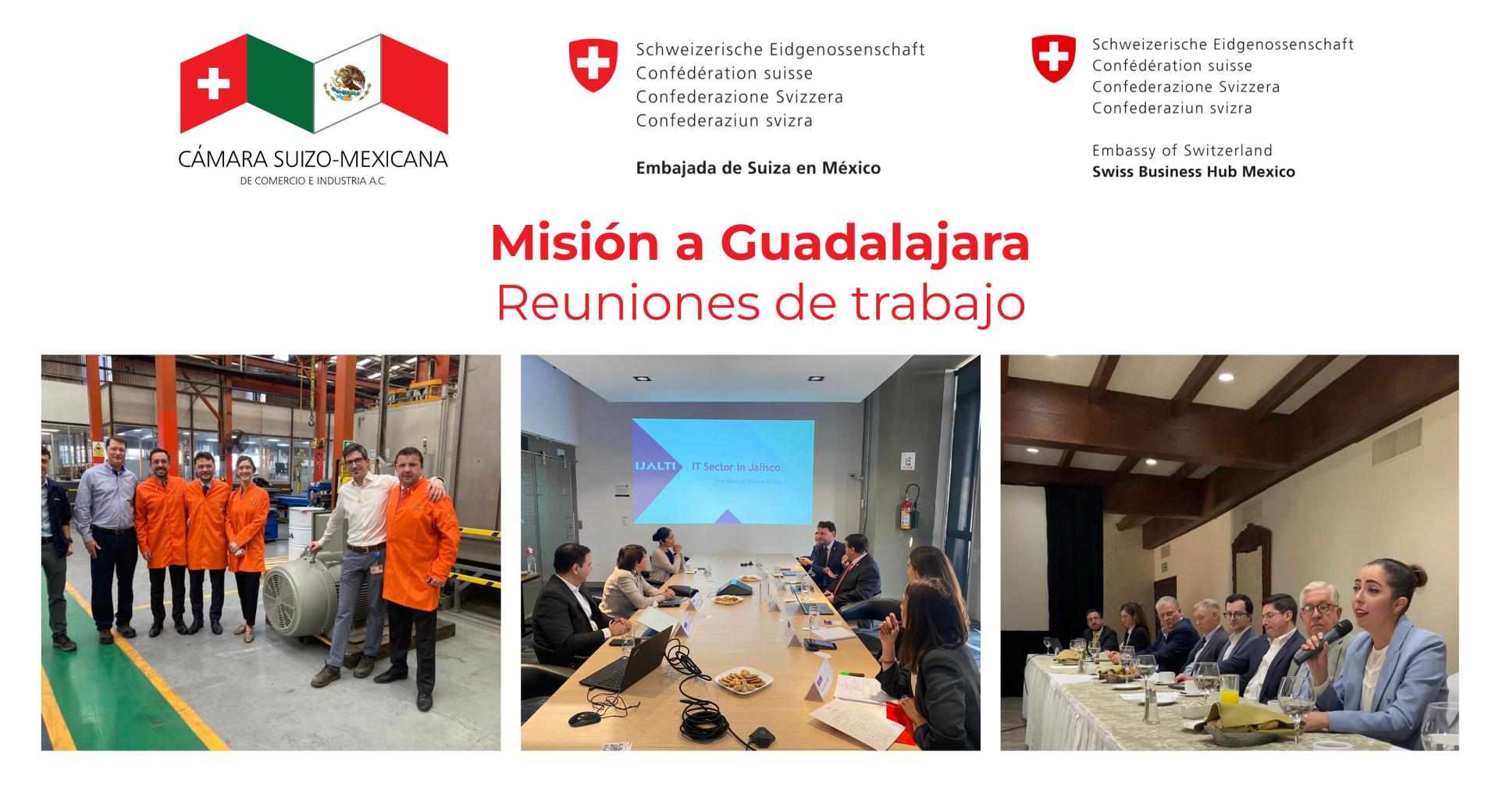 Misión a Guadalajara – Reuniones de Trabajo