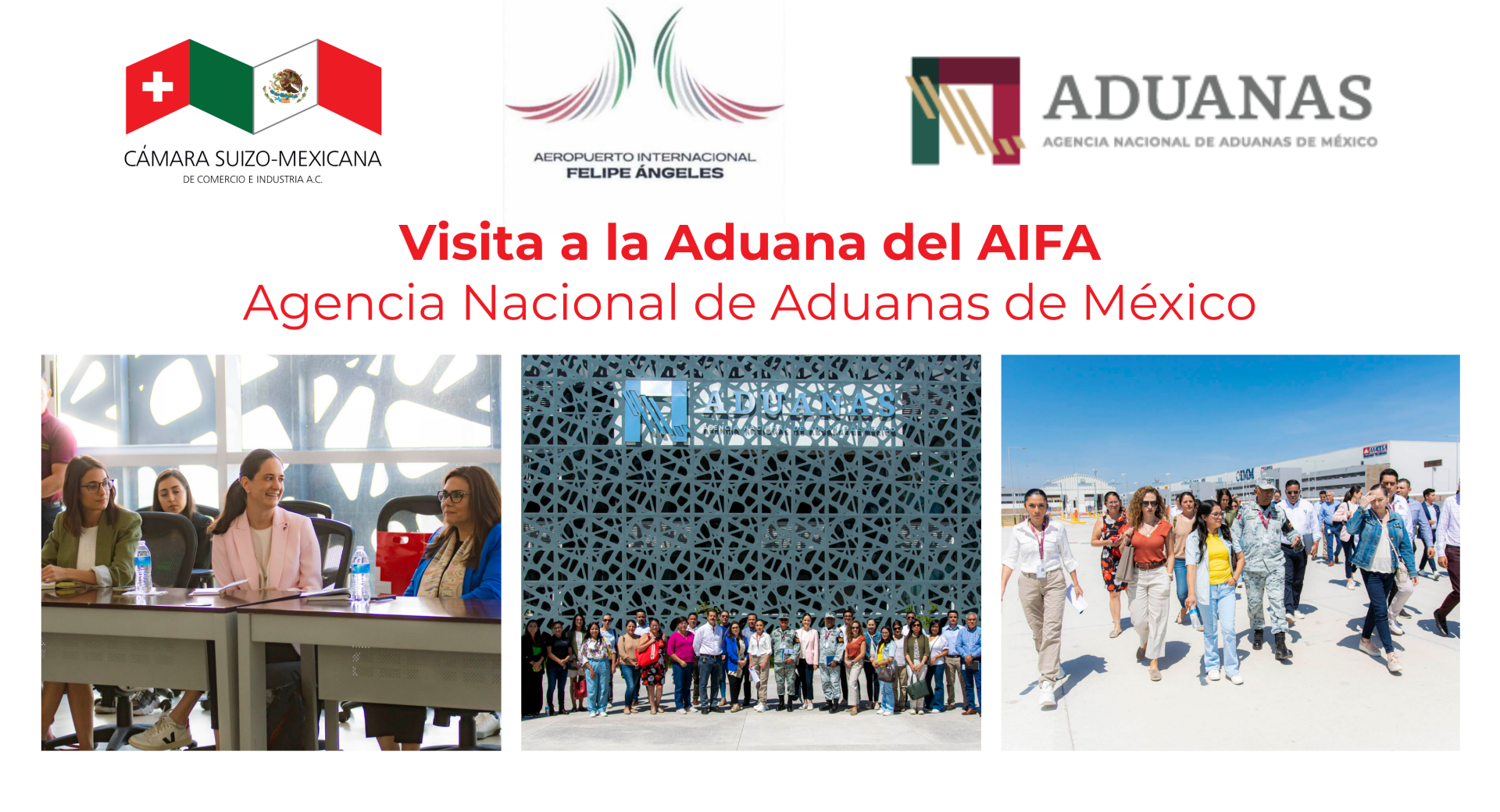 Visita a la Aduana del AIFA – Agencia Nacional de Aduanas de México