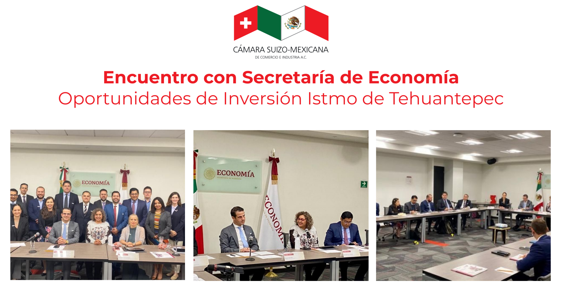 Encuentro con Secretaría de Economía – Istmo de Tehuantepec