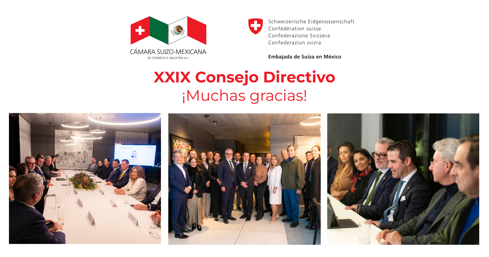 XXIX Consejo Directivo SwissCham México