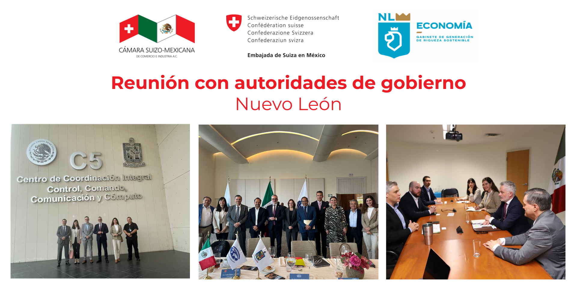 Meeting with Nuevo León authorities