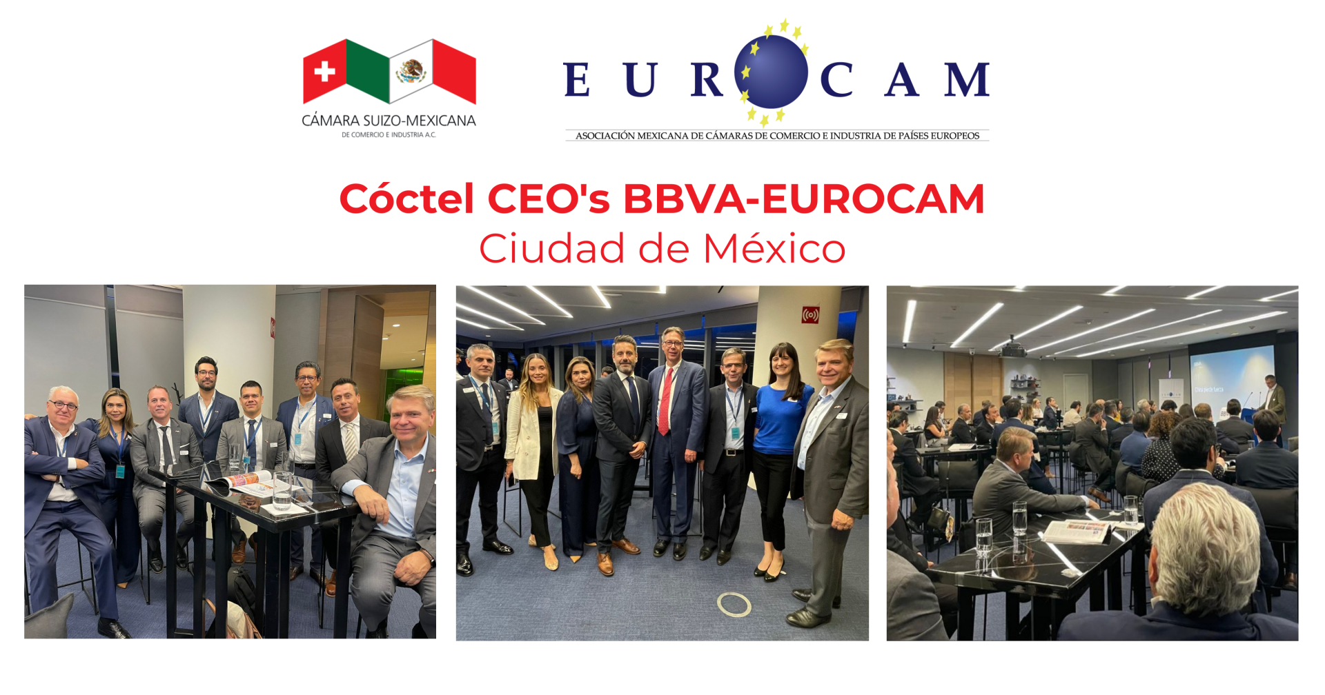 Cóctel CEOs BBVA-EUROCAM