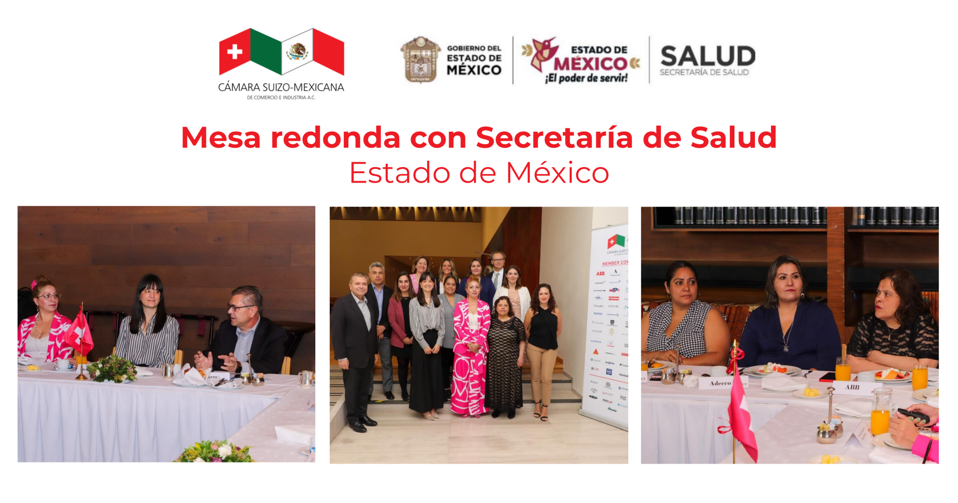 Round table with the Secretary of Health EDOMEX