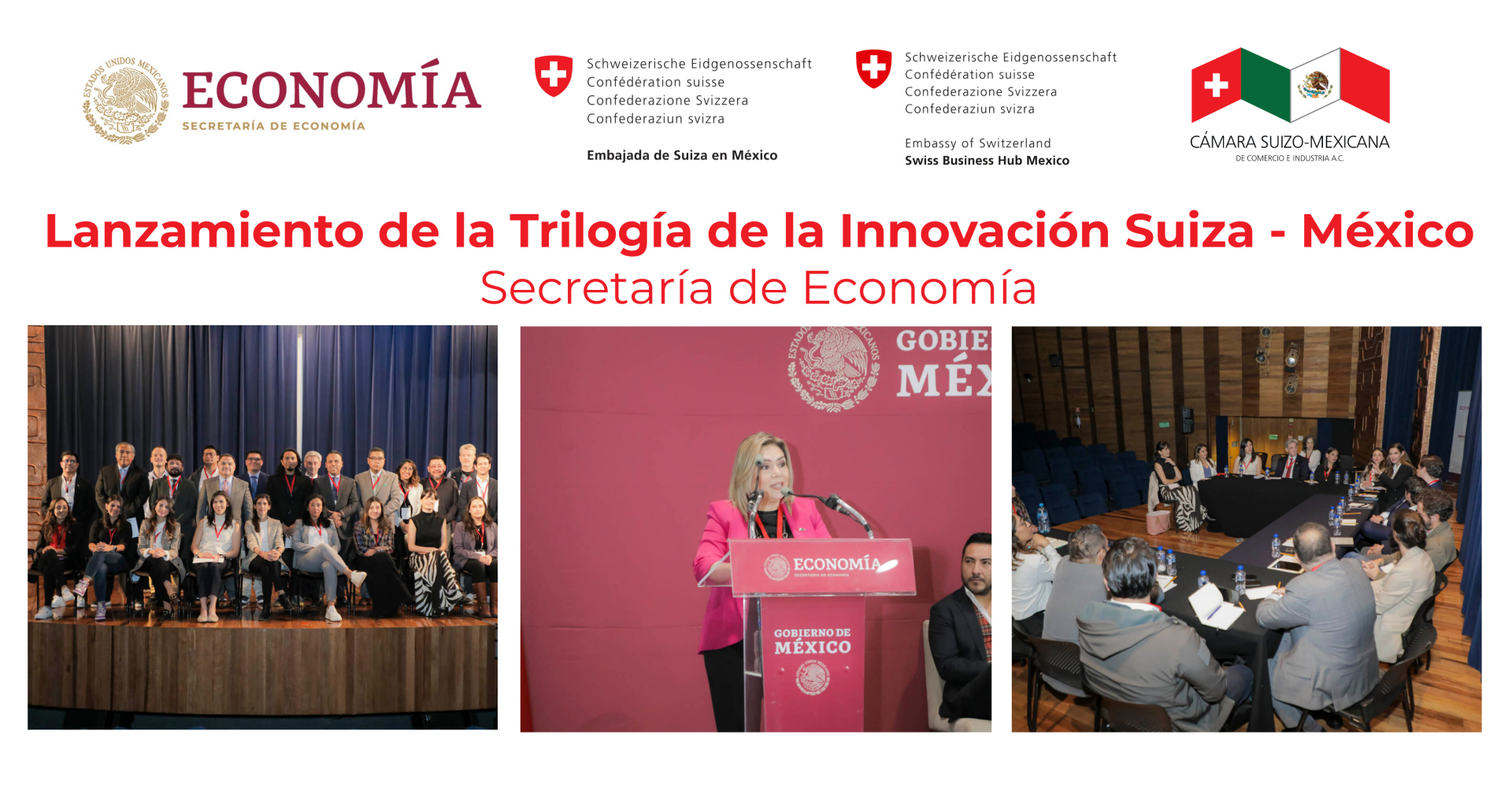 Lanzamiento de la Trilogía de la Innovación Suiza – México