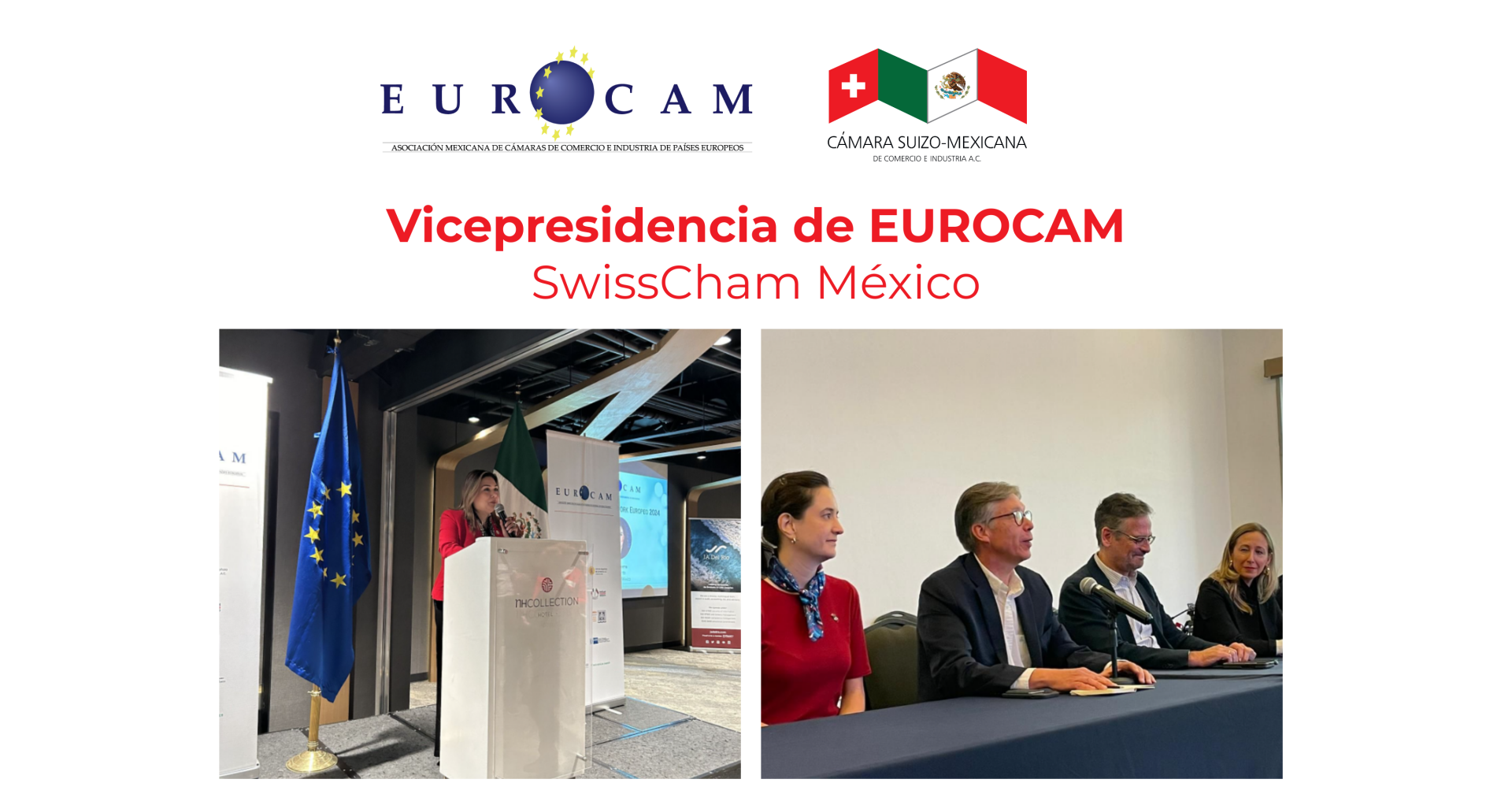 Vice-Presidency EUROCAM – SwissCham Mexico