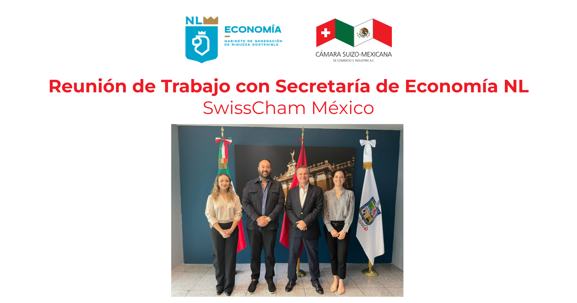 Working Meeting with the Ministry of Economy of Nuevo León