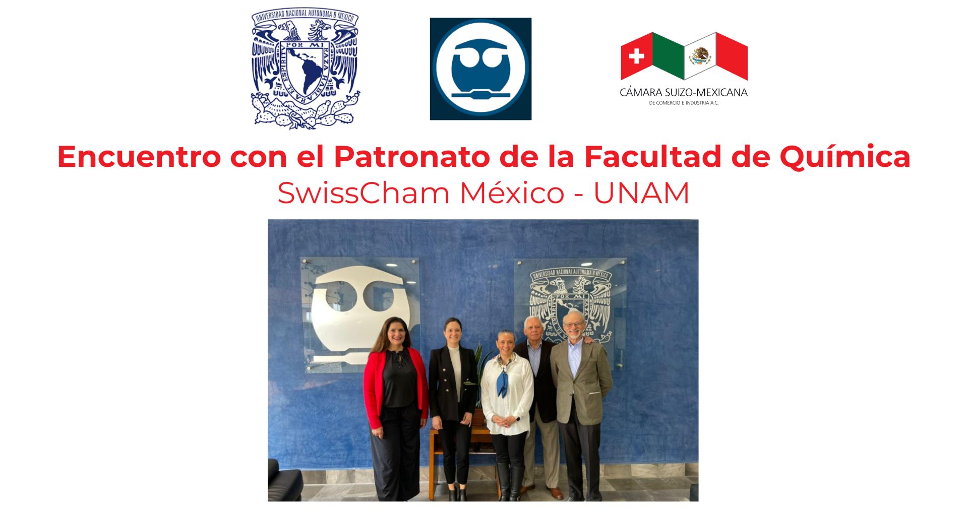 Meeting with the Board of the Faculty of Chemistry UNAM